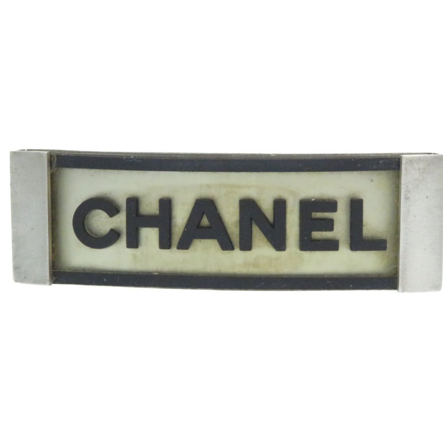 CHANEL Barrette Hair clip Logo Sports Line 01P Rubber… Gem