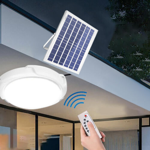 54 LED Solar-Powered Ceiling light Solar Pendant Outdoor-Indoor Garden Lamp US