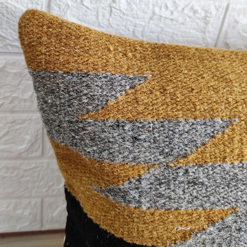 Mustard Yellow Cushion Cover 18x18 Patio Bench Kallax Pillow Boho Throw Bedroom - Picture 7 of 7