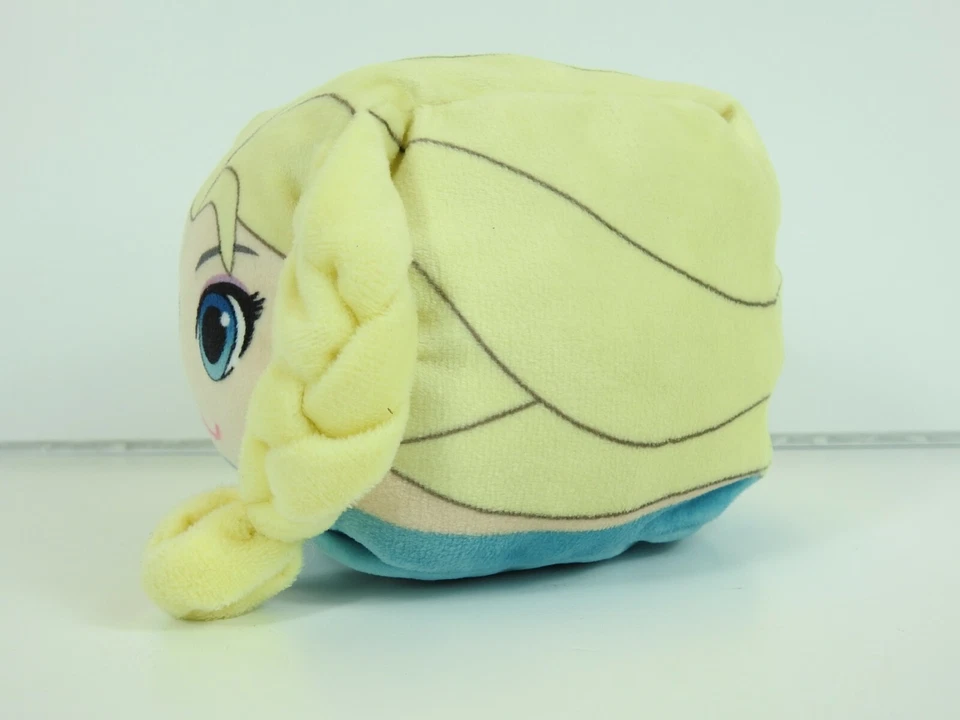 Cubo de pelúcia macio Disney Frozen Elsa 4,5" colecionáveis - Imagem 2 de 4