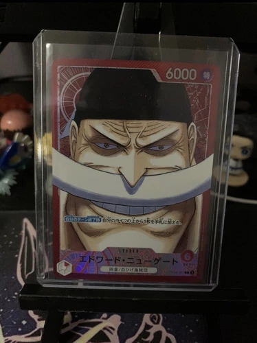 Edward Newgate L OP02-001 Alt Art Paramount War One Piece Card Game Japanese