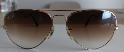 OCCHIALI DA SOLE RAY BAN AVIATOR CLASSIC-LENTI SFUMATE-MONTATURA ORO