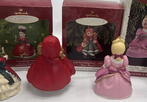 Hallmark Keepsake Madame Alexander Raggedy Ann Cinderella Christmas Ornaments 5 - Picture 8 of 9
