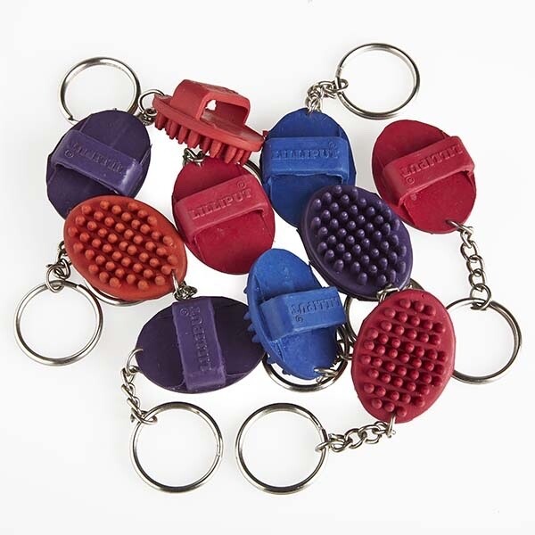 Lilliput Rubber Curry Comb Keyring