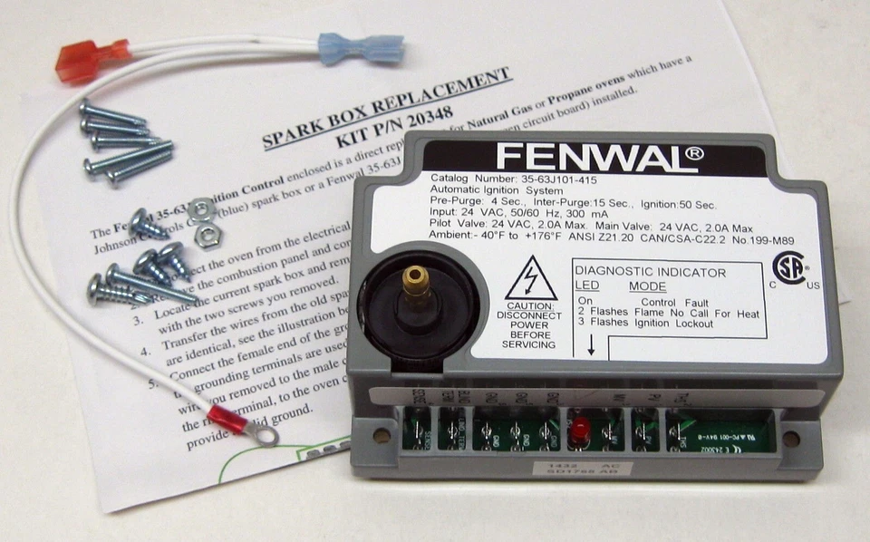 Spark Ignition Board for Blodgett 20348 35-63J900-415 , 35-63J101-415, G770-MGC3