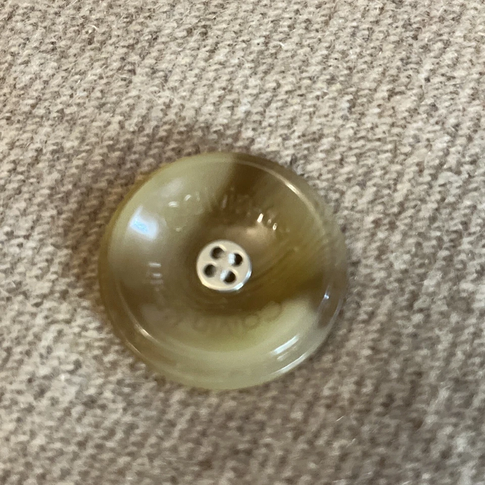 Casaco de lã Calvin Klein bege aveia tamanho P/M sem cinto inverno apenas limpeza a seco - Imagem 4 de 4