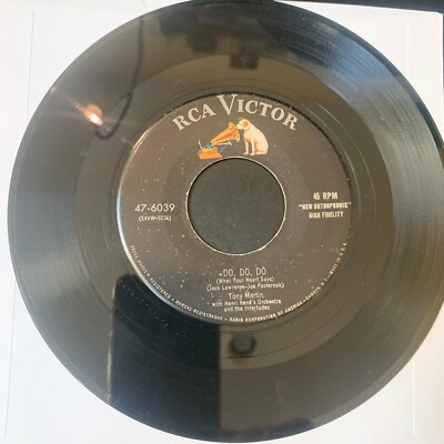 45  Tony Martin Do Do Do , Just A Man   RCA  VG+
