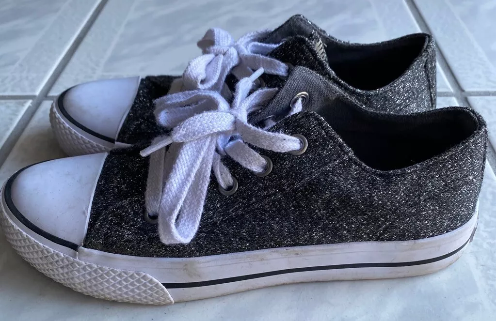 Grey cheap flat sneakers