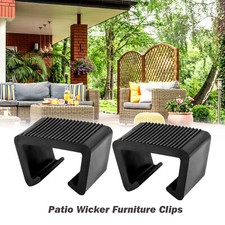 2~20Pcs Plastic Patio Rattan Chair Sectional Sofa Wicker Furniture Clips Outdoor