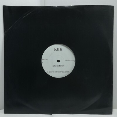 KG Golden    Keep On Running 12'' Vinyl UKG UK Garage House Music 2003