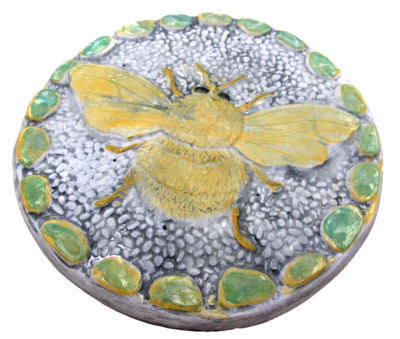 Bee mold plaster concrete cement plaster casting garden mould 10'' x 3/4'' thick