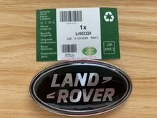 RANGE ROVER EMBLEM REAR LIFTGATE BLACK/CHROME BADGE Back Sign Symbol Land