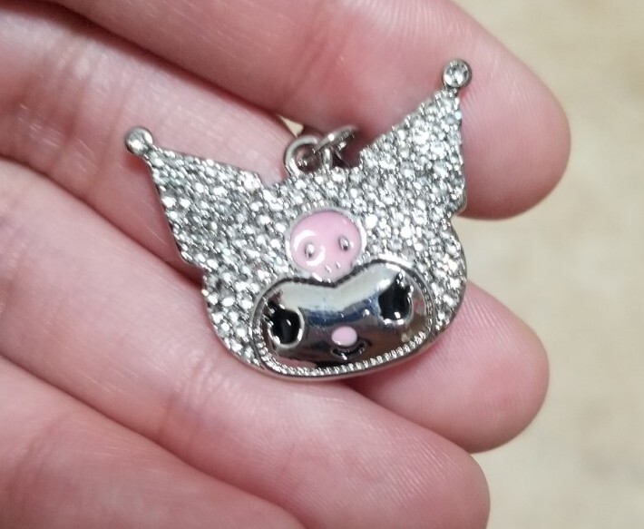 Forever 21 x Hello Kitty Friends Kuromi Rhinestone Chain Choker Necklace