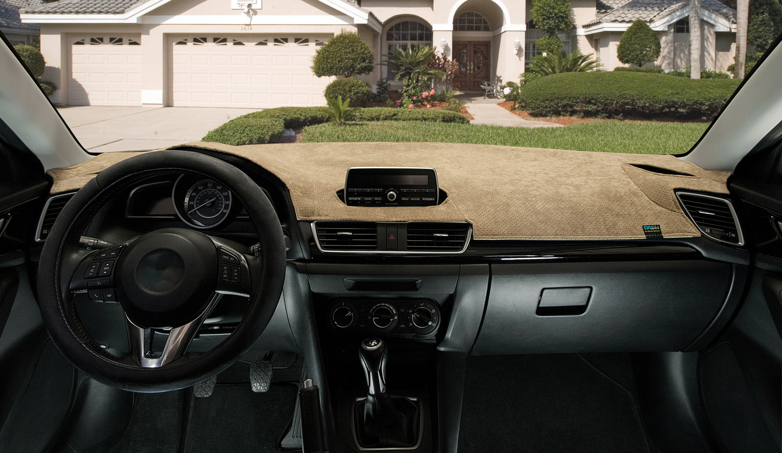 Dashboard Dash Mat Cover for 1977-1985 Ferrari 308 GTS (Sedona Suede)