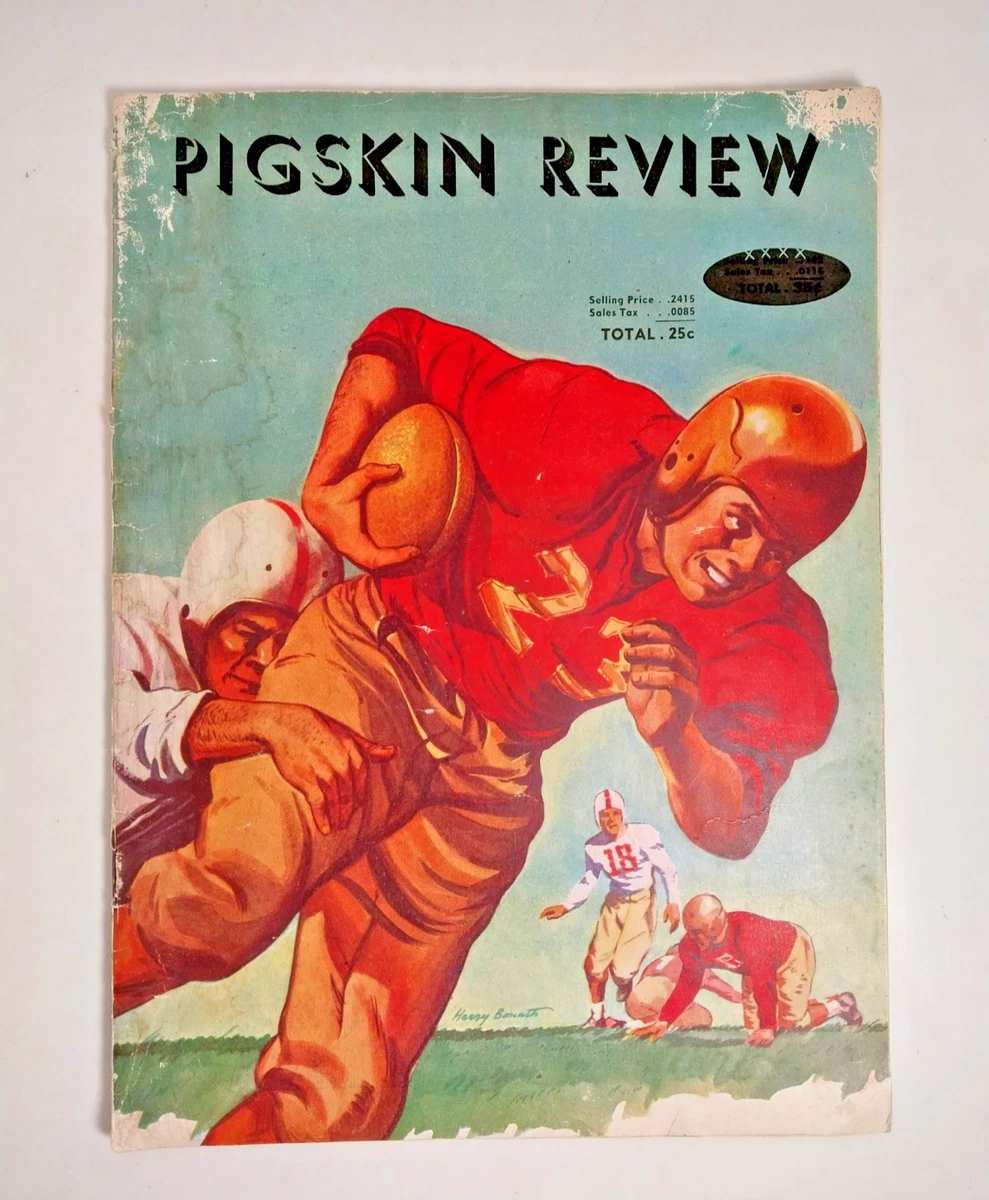 Programme Original NCAA Football 1950 - USC Trojans Vs California Golden Bears - Pigskin Review