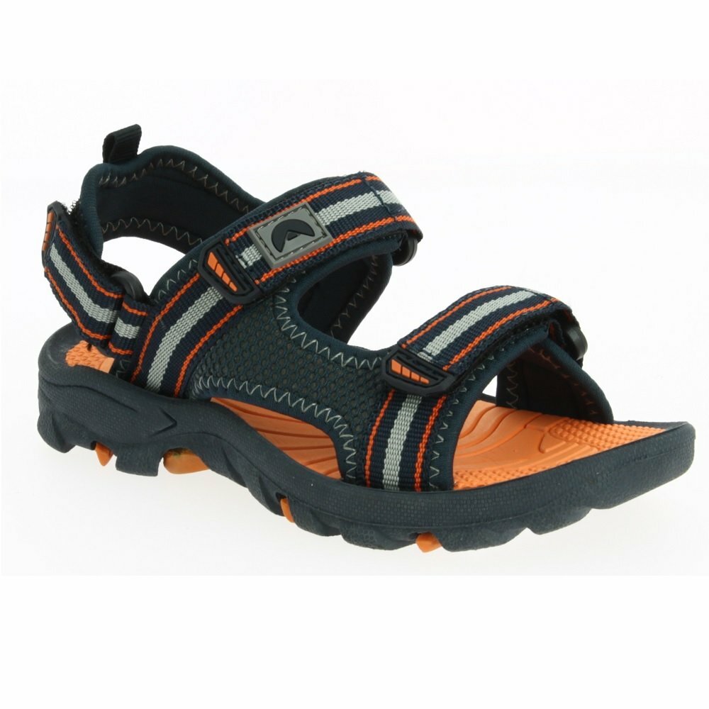 Sandales de marche Elementerre Routt garçon marine orange