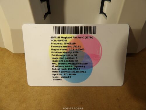 Magicard Rio Pro STD Duo Thermal ID Card Printer LAN - 11,292 CARDS - TESTED OK - Bild 3 von 9