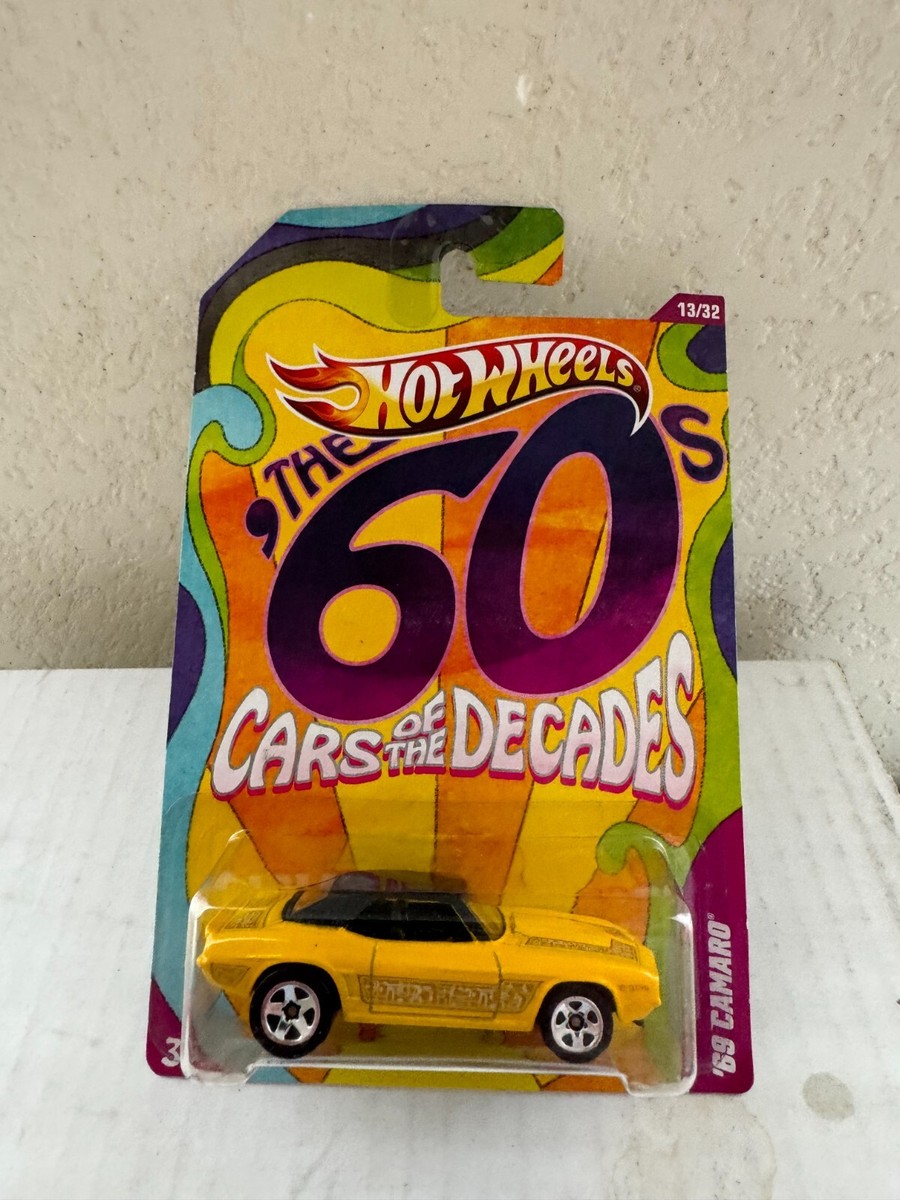Hot Wheels The '60s Cars of The Decades '69 Camaro #13/32 L48 | eBay