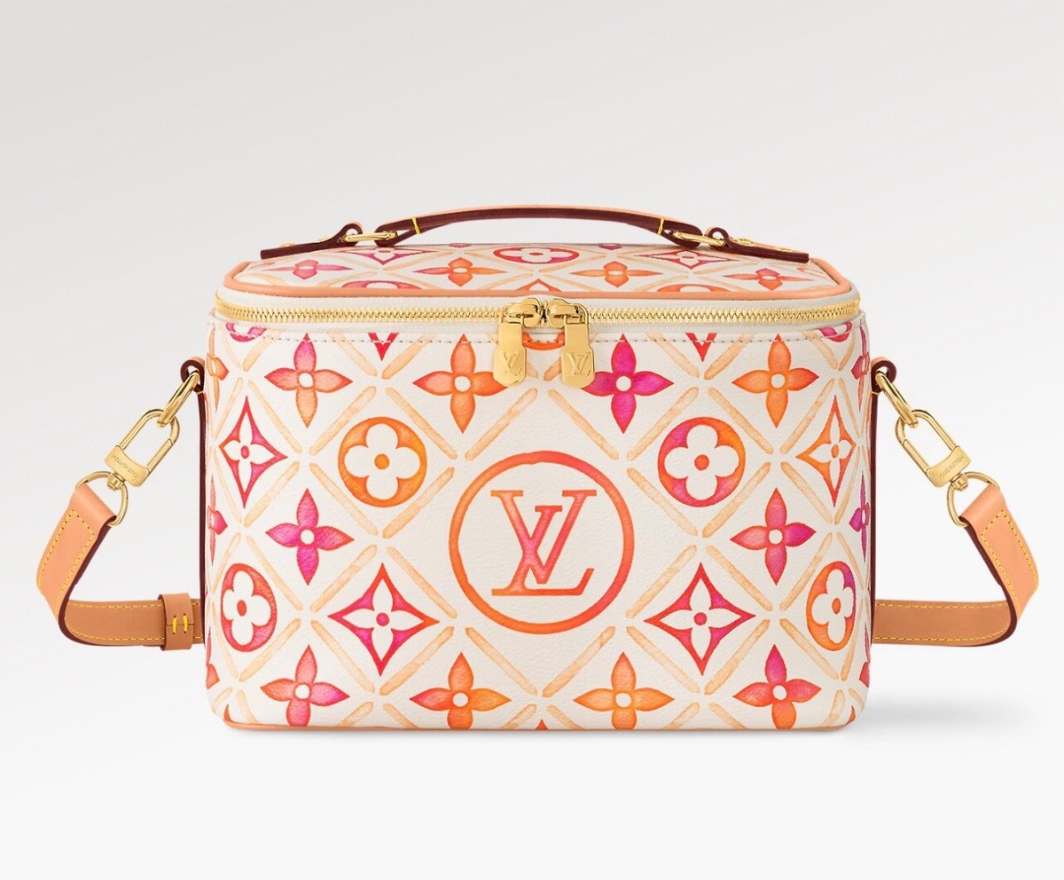 NIB Louis Vuitton Small Coolbag By The Pool Coral GI1097