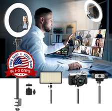 Anillo de luz para videoconferencias por ordenador, reuniones o estudio US NUEVO