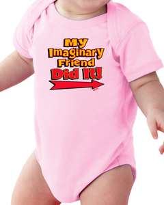 Infant Creeper Bodysuit One Piece T Shirt My Imaginary Friend Did It K 5 Ebay Infant Creeper Bodysuit One Piece T Shirt My Imaginary Friend Did It K 5 Ebay
