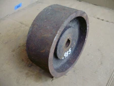 Steel Wheel, Roller, Pulley, 8" Diameter x 3-1/4" Wide, Tapered Shaft Bore