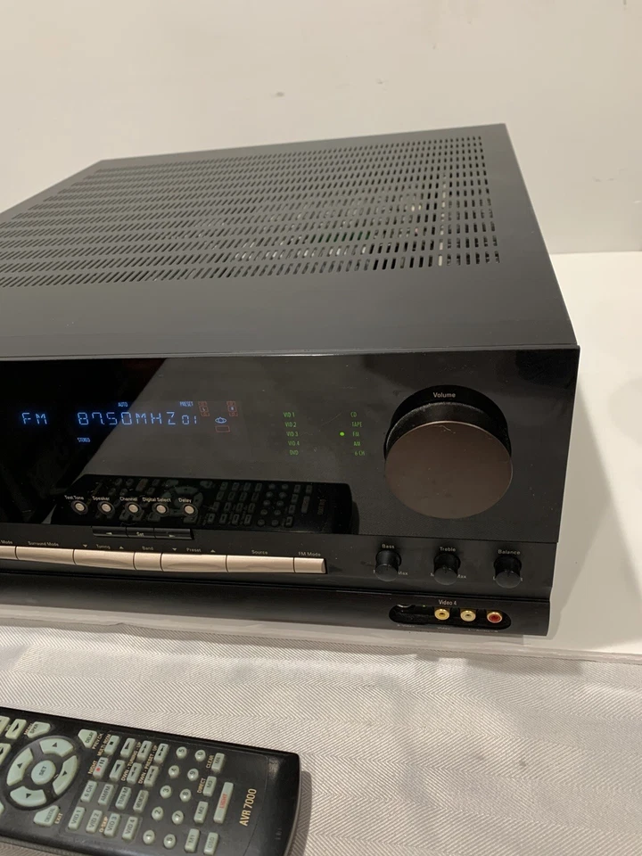 Harman Kardon AVR 7000 AV Digital Receiver 5x 100W, Bundle W/Remote Control Read - Image 3 of 4