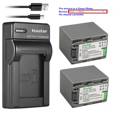 Kastar Battery Slim USB Charger for Sony NP-FP90 NP-FP91 Sony DCR-DVD505 DVD505