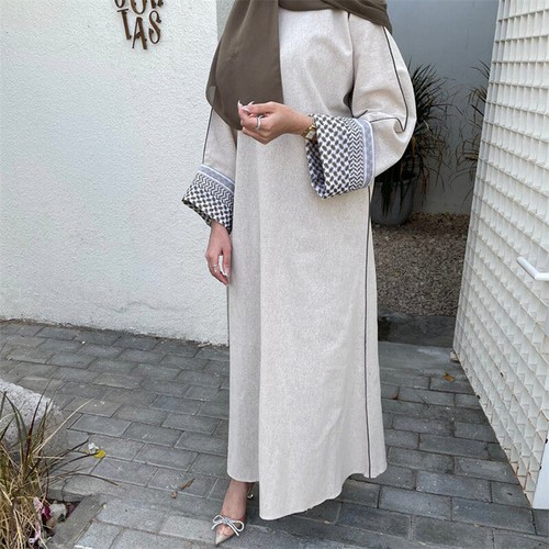 Elegant Women Long Dress Muslim Abaya Dubai Kaftan Maxi Robe Formal Party Turkey - Picture 9 of 38