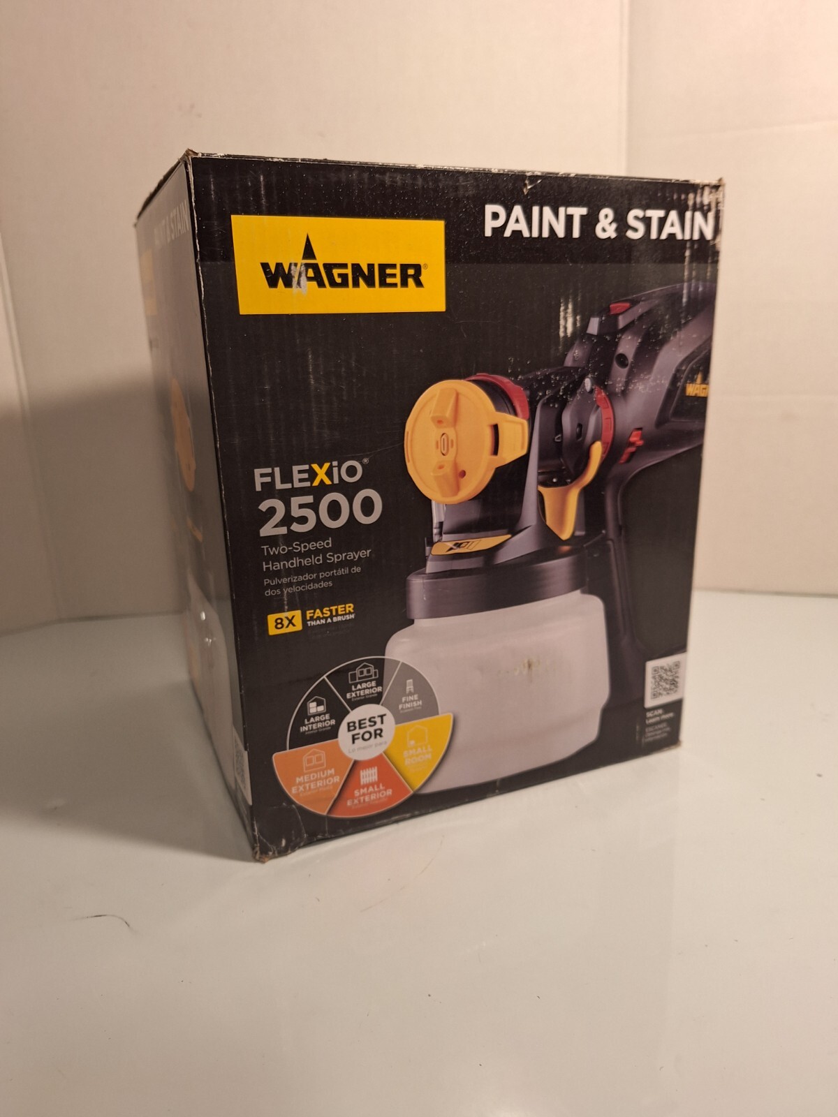 Wagner Flexio 2500 Electric Handheld HVLP Paint & Sprayer NEWOpen Box