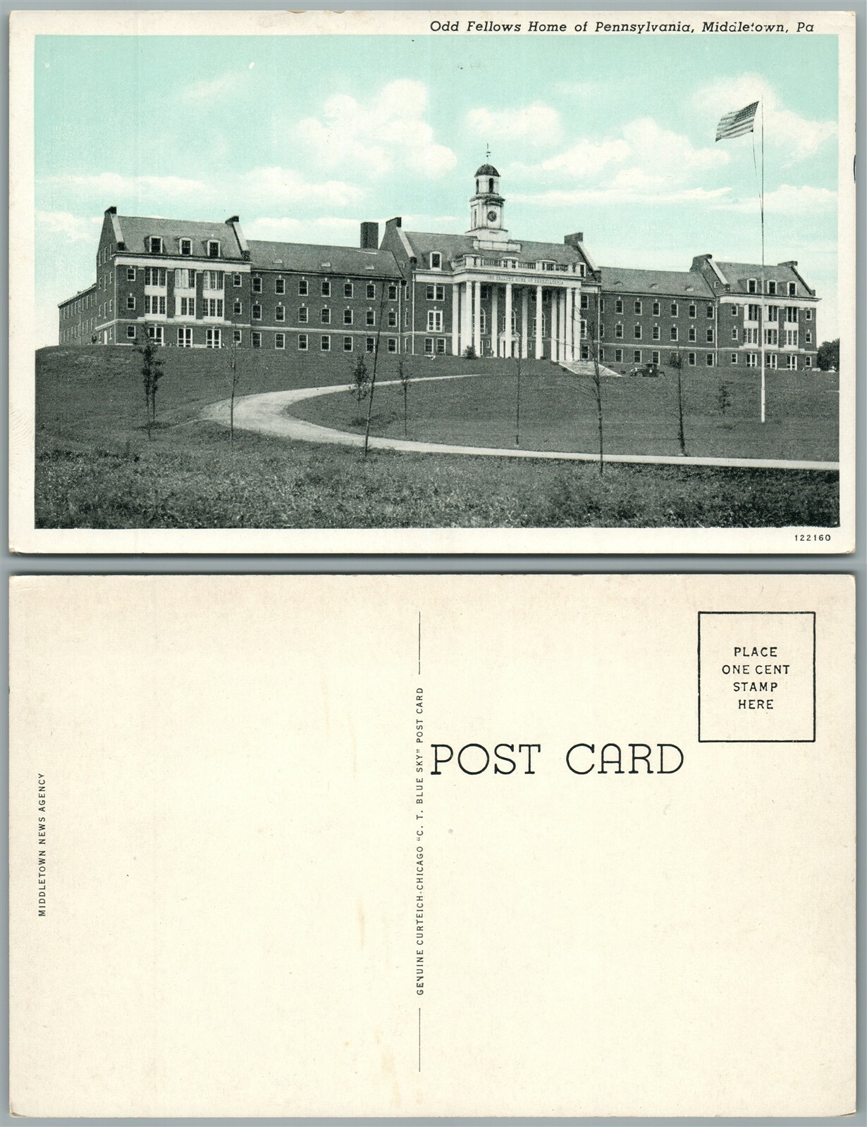 MIDDLETOWN PA ODD FELLOWS HOME ANTIQUE POSTCARD eBay