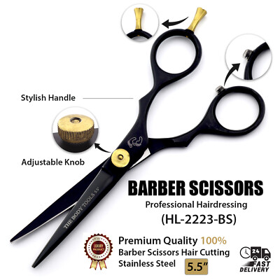 5,5 Zoll Friseurschere stilvoller Griff Schere verstellbarer Knopf Premium Qualität