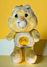 Care Bear Vintage Funshine Bear 1983 Soft Plush Toy Kenner Clean