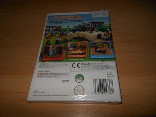 My Sims Wii NINTENDO NEW SEALED PAL - Picture 2 of 2