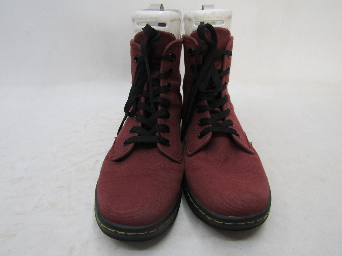 Dr. Martens Womens Size 7 M Red 7 Eye Zip Ankle Fashion Boots