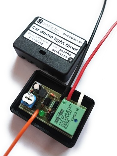 Positive switching car dome interior light delay switch timer 1 to 25sec 10A 12V - Picture 7 of 9