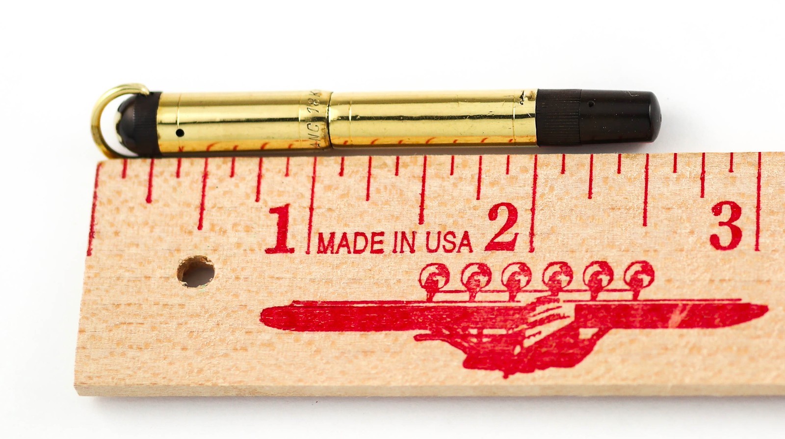 MONTBLANC BABY SAFETY - DOUBLE ZERO - 18K ROSE GOLD - VINTAGE 1920