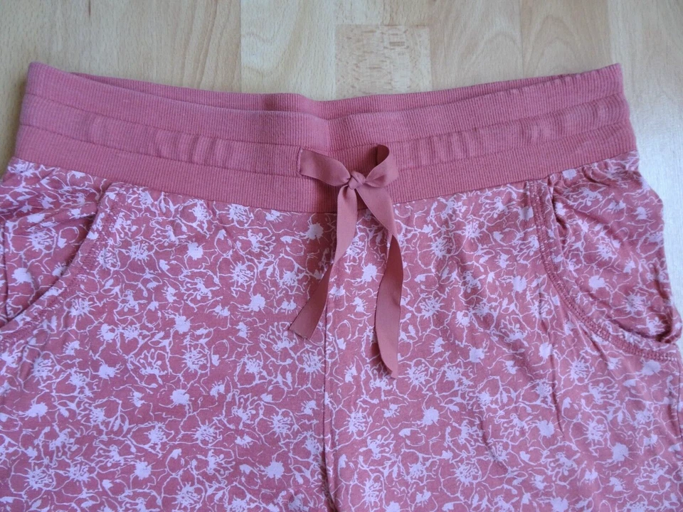 Pyjama Hose von SCHIESSER MIX + RELAX S 36 Braun gemustert 2 Taschen Baumwolle - Bild 2 von 4