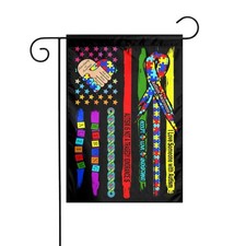 Autism Awareness Garden Yard Double Sided Vertical Flag 12 X 18 inch Indoors ...