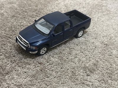 2002 Dodge Ram Quad Cab 1/27 diecast, Maisto, dark blue metallic
