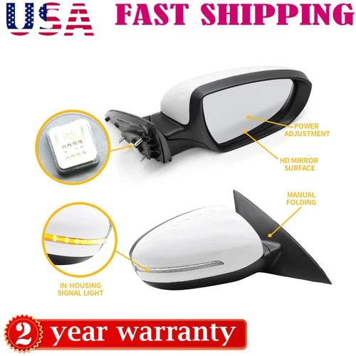 1 Pc For Kia Optima 2011 2012 2013 Right Side Mirror White 5Pin Turn Signal Lamp