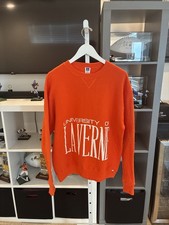 Vintage 80s Made In USA Russell University Of La Verne Puff Graphic Crewneck