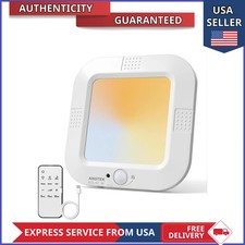 Rechargeable LED Motion Sensor Ceiling Light with Remote Battery Operated 3CCT