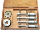 Etalon .400" to .800" Inside .0001" Micrometer Set w/ Standards and case #531B