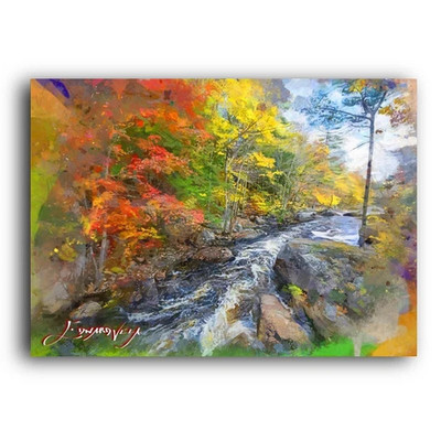 New Hampshire - Art Card Limited 22/50 Edward Vela Signed (Landscapes -) NM/MT