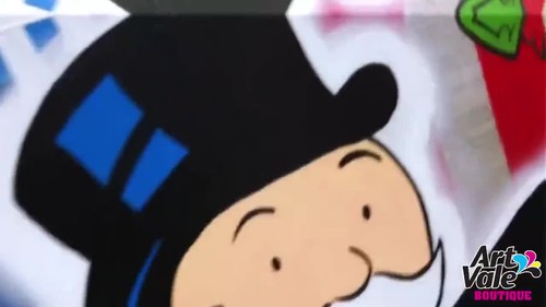 Póster de decoración de pared envolvente de lienzo Hope Heart impresión de arte de pared Alec Monopoly Takashi - Vídeo 1 de 1