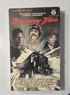 Runaway Train 1986 VHS Action Film Jon Voight, MGM Big Box