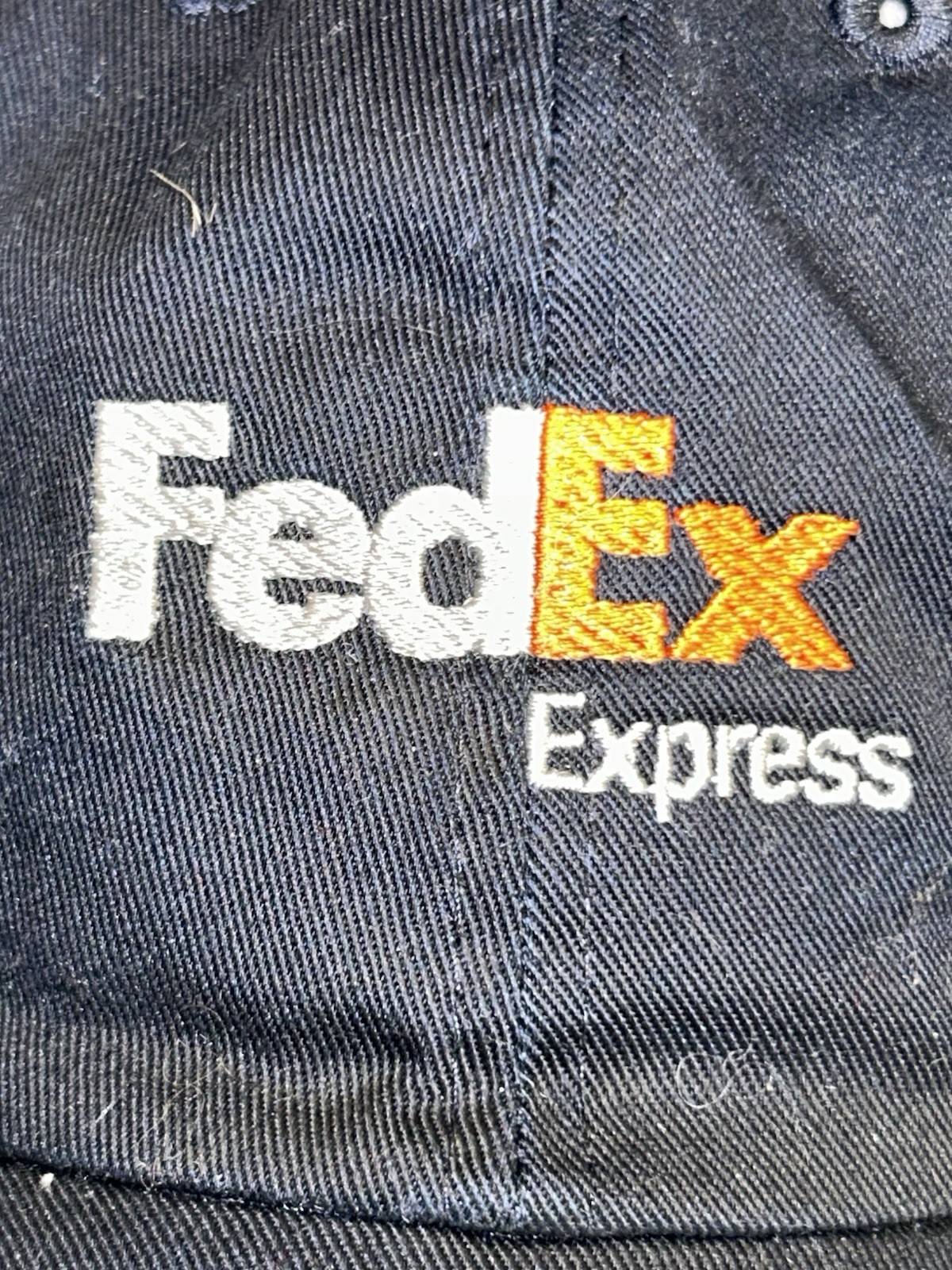 FEDEX EXPRESS HAT CAP ADJUSTABLE STRAPBACK BLACK - image 2