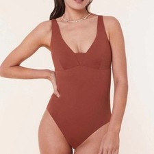 Andie Swim The Tahiti One Piece Swimsuit Sequoia size XL NWT