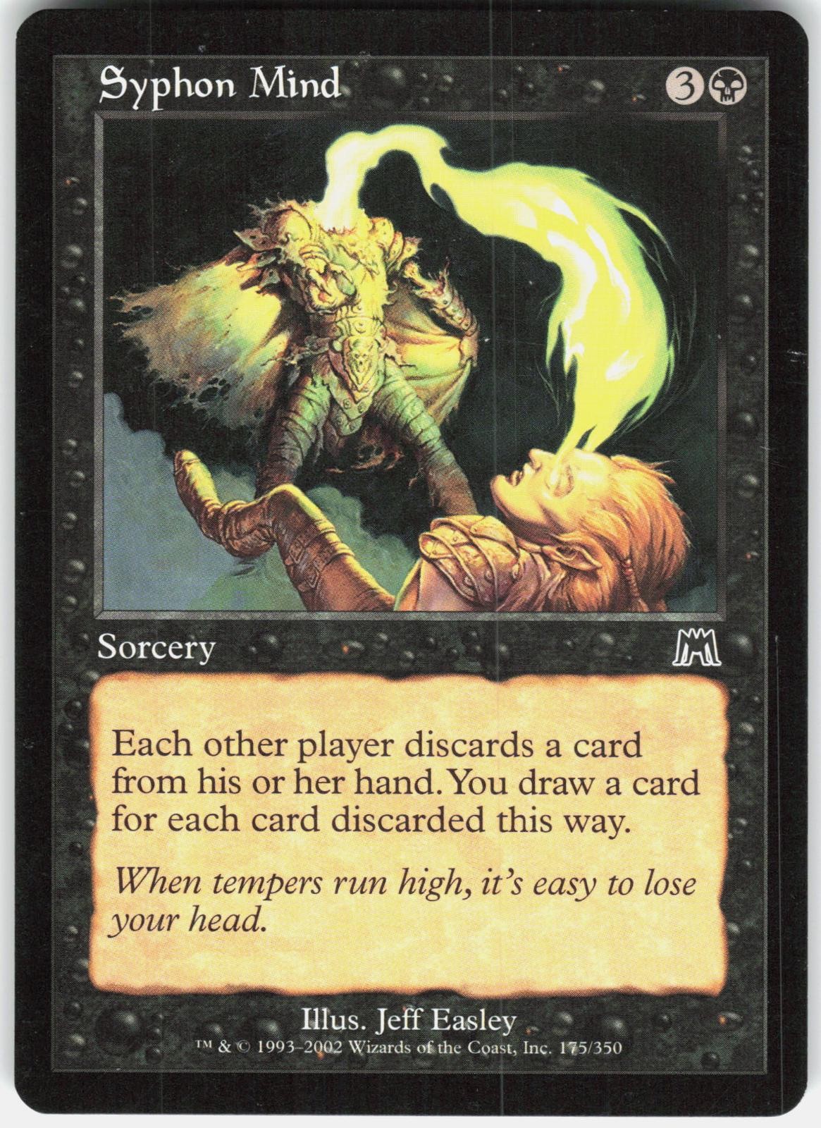 Syphon Mind 175 Common Onslaught Magic: The Gathering Lightly Played